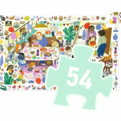 Online Puzzle d'observation La fête d'anniversaire (54 pièces) Puzzle