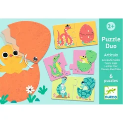Clearance Puzzle duo-trio Articulo Les œufs rigolos (12 pièces) Puzzle
