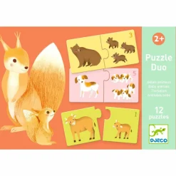 Sale Puzzle duo-trio Bébés animaux (24 pièces) Puzzle