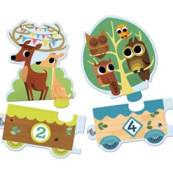 Online Puzzle duo-trio Je compte (20 pièces) Puzzle