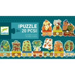 Online Puzzle duo-trio Je compte (20 pièces) Puzzle