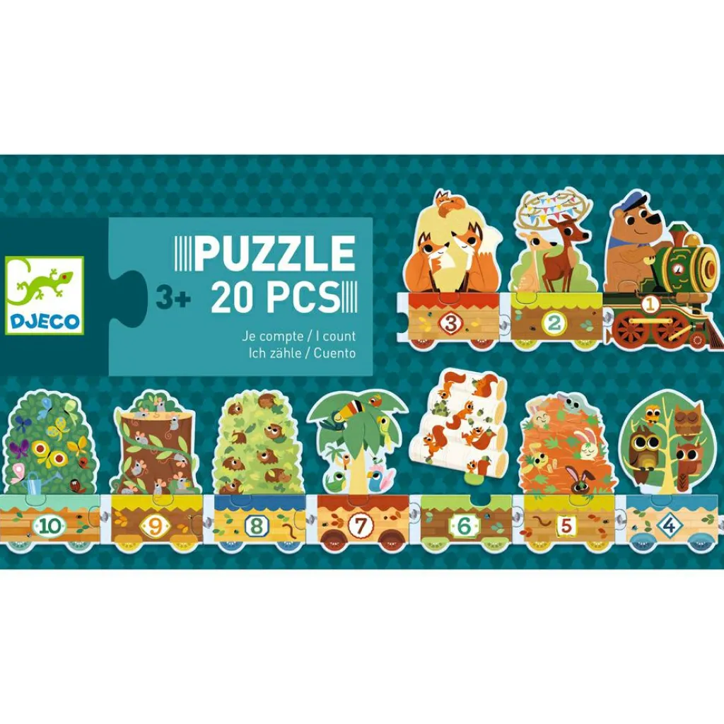 Online Puzzle duo-trio Je compte (20 pièces) Puzzle