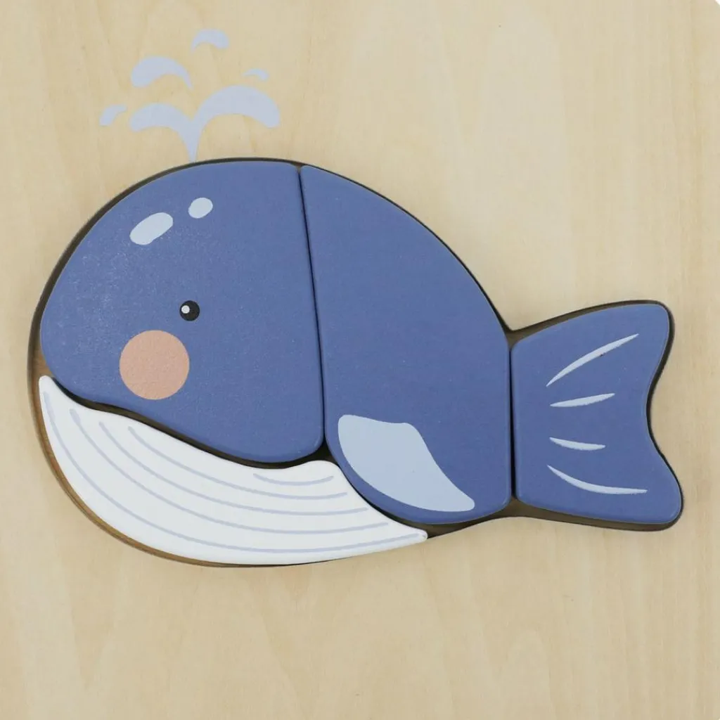 Discount Puzzle en bois Baleine (4 pièces) Puzzle