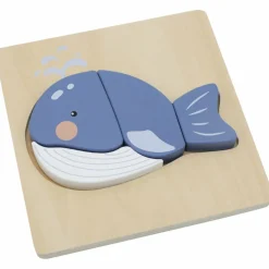 Discount Puzzle en bois Baleine (4 pièces) Puzzle