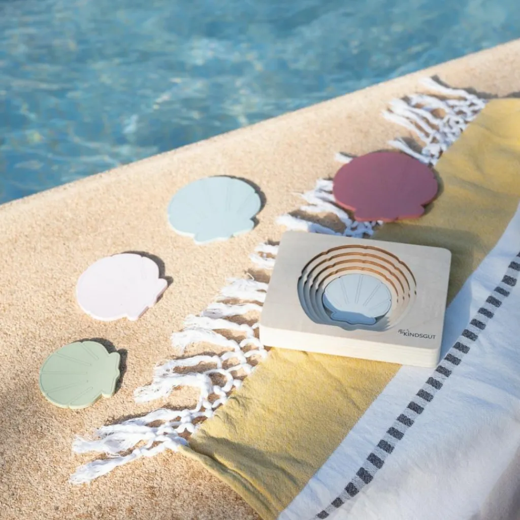 Puzzle en bois Coquillages (6 pièces) Puzzle