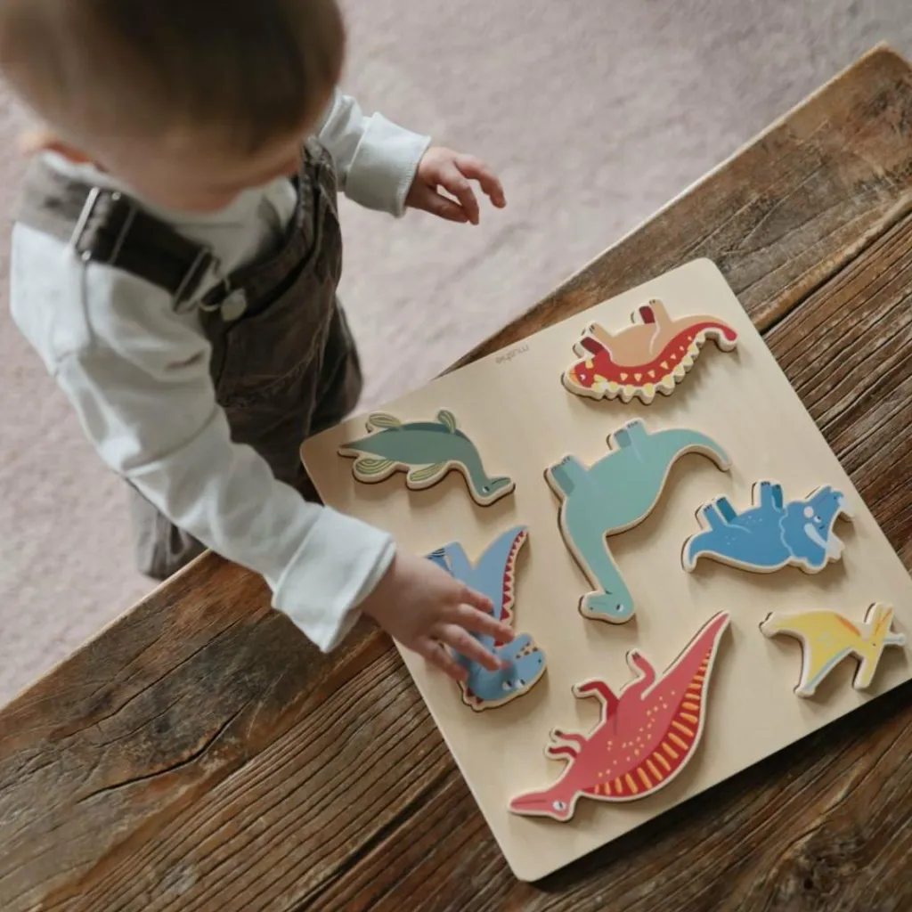 Puzzle en bois Dino (7 pièces) Puzzle