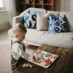 Puzzle en bois Dino (7 pièces) Puzzle