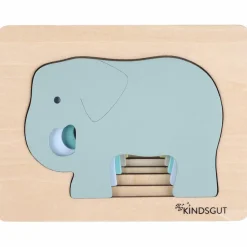 Best Puzzle en bois Eléphant (6 pièces) Puzzle