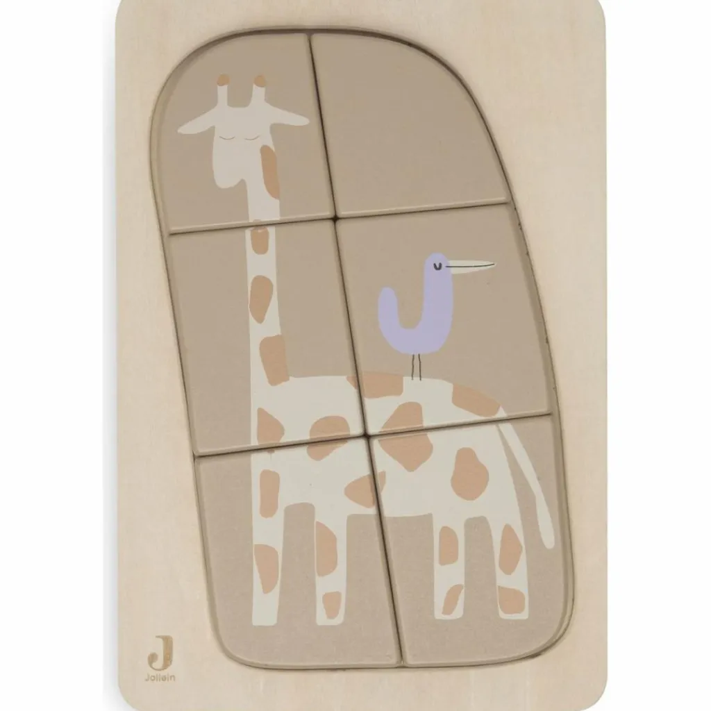 Hot Puzzle en bois Jungle Jambo Giraffe (6 pièces) Puzzle