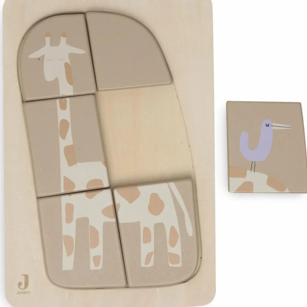 Hot Puzzle en bois Jungle Jambo Giraffe (6 pièces) Puzzle