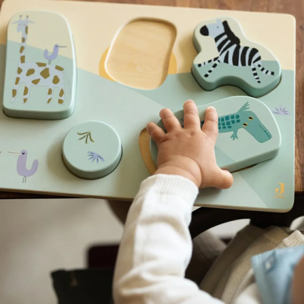 Puzzle en bois Jungle Jambo (6 pièces) Puzzle