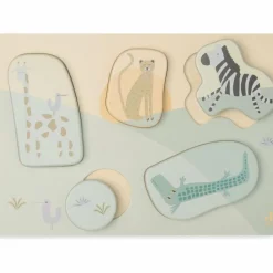 Puzzle en bois Jungle Jambo (6 pièces) Puzzle
