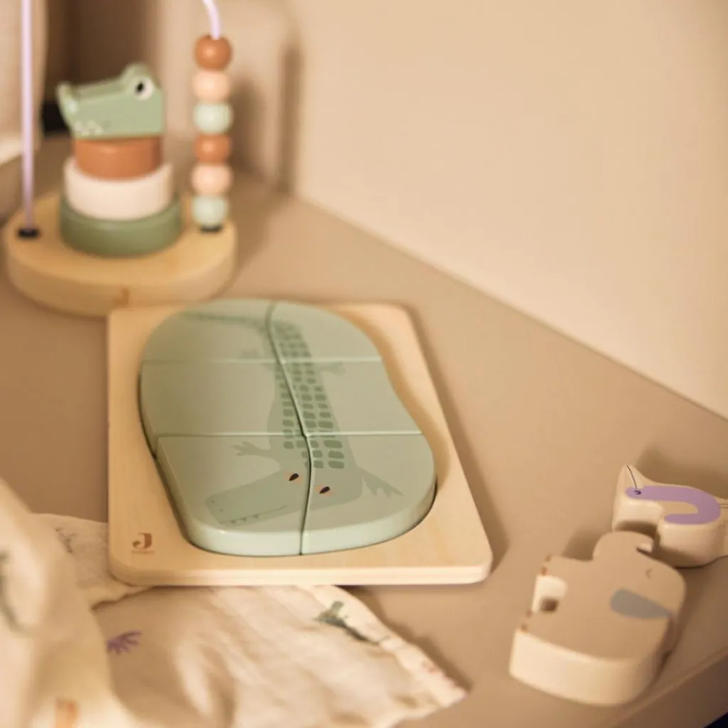 Discount Puzzle en bois Jungle Jambo Croco (6 pièces) Puzzle