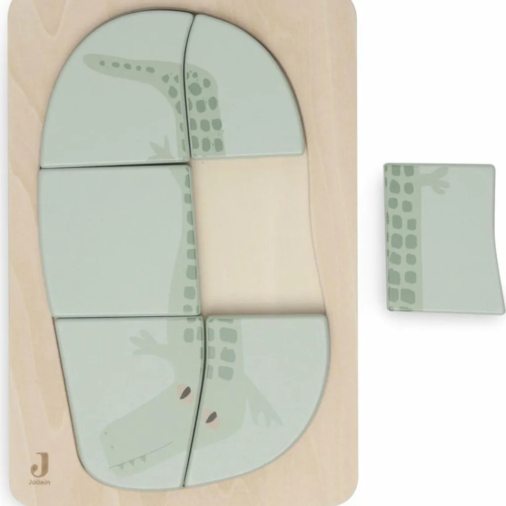 Discount Puzzle en bois Jungle Jambo Croco (6 pièces) Puzzle