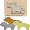 Puzzle en bois Lion (6 pièces) Puzzle