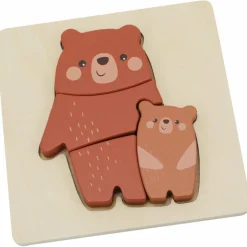 Puzzle en bois Ours (4 pièces) Puzzle