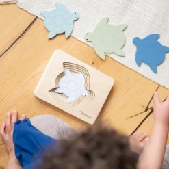 Discount Puzzle en bois Tortue (6 pièces) Puzzle