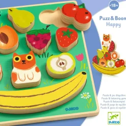 Discount Puzzle en relief Puzz & Boom Happy (12 pièces) Puzzle