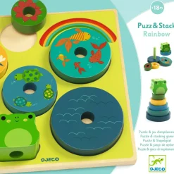 Sale Puzzle en relief Puzz & Stack Rainbow (7 pièces) Puzzle