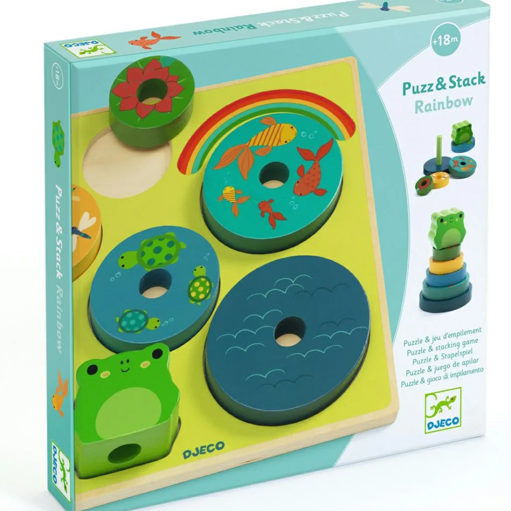 Sale Puzzle en relief Puzz & Stack Rainbow (7 pièces) Puzzle