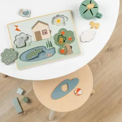 Puzzle encastrable Deer friends Multicolore Puzzle