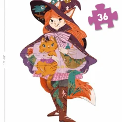 Clearance Puzzle géant Lily la sorcière (36 pcs et 1 miniature) Puzzle