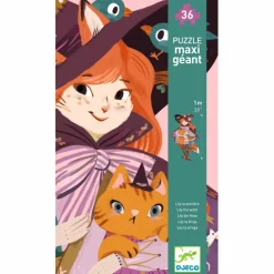 Clearance Puzzle géant Lily la sorcière (36 pcs et 1 miniature) Puzzle