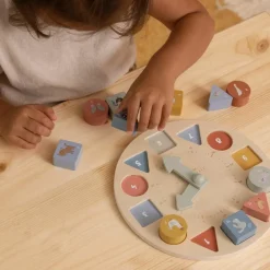 Puzzle horloge FSC Apprentissage Du Temps Et Quotidien