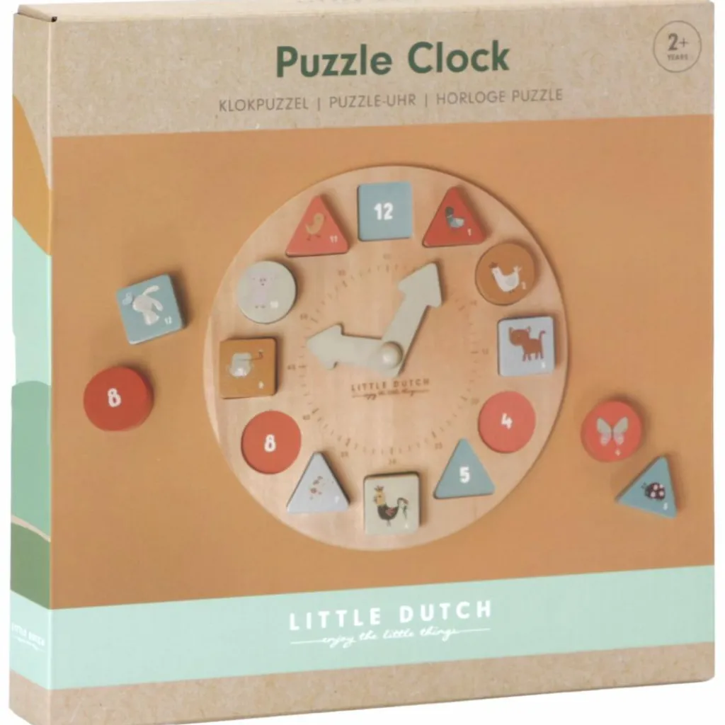 Puzzle horloge FSC Apprentissage Du Temps Et Quotidien