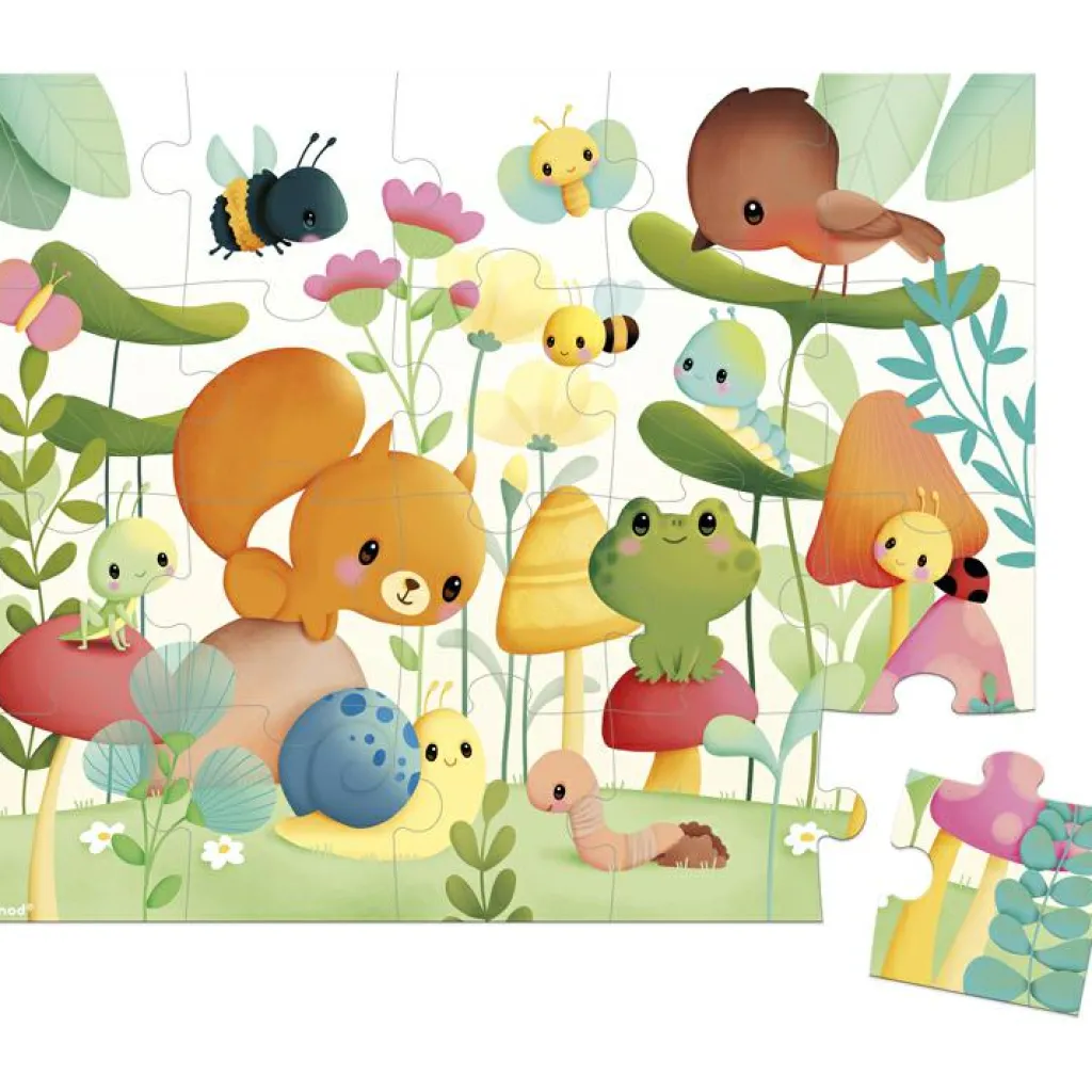 Online Puzzle les compagnons du jardin (20 pièces) Puzzle
