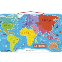 Puzzle mural magnétique Le monde Jeu Magnétique