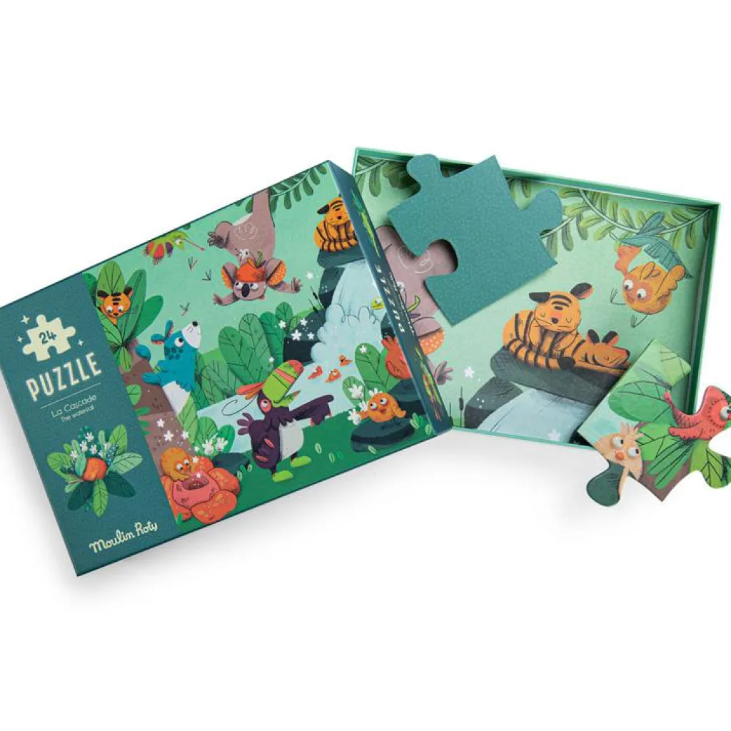 Outlet Puzzle phosphorescent La cascade Dans la jungle (24 pièces) Puzzle
