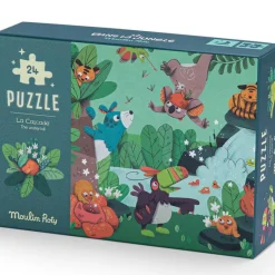Outlet Puzzle phosphorescent La cascade Dans la jungle (24 pièces) Puzzle