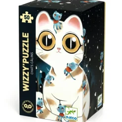 Discount Puzzle phosphorescent Wizzy Chats câlins (50 pièces) Puzzle