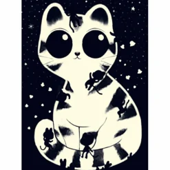 Discount Puzzle phosphorescent Wizzy Chats câlins (50 pièces) Puzzle