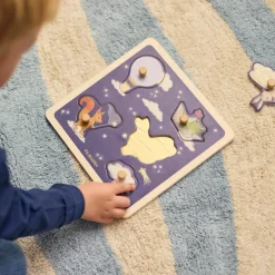 Best Puzzle sensoriel en bois Little Adventurers Puzzle