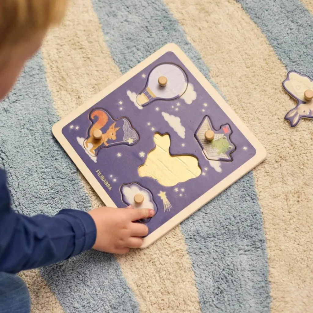 Best Puzzle sensoriel en bois Little Adventurers Puzzle