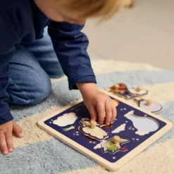 Best Puzzle sensoriel en bois Little Adventurers Puzzle