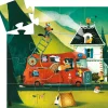 Discount Puzzle silhouettes Le camion de pompier (16 pièces) Puzzle