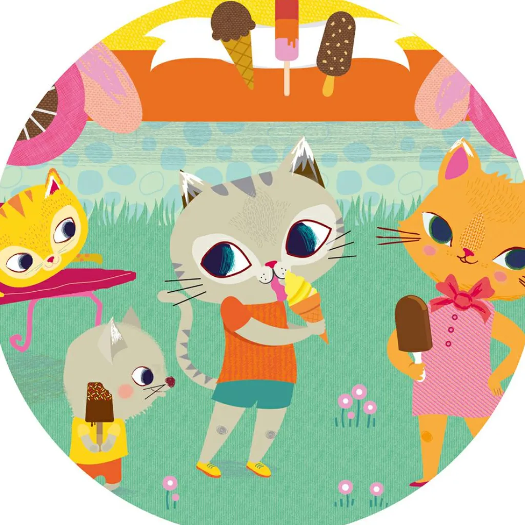 New Puzzle silhouettes Le Glacier (16 pièces) Puzzle