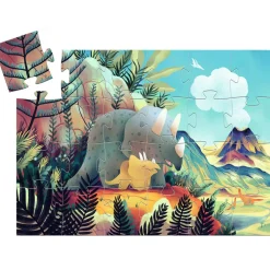 Clearance Puzzle silhouettes Théo le Dino (24 pièces) Puzzle