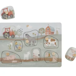Outlet Puzzle sonore en bois Little Farm Puzzle