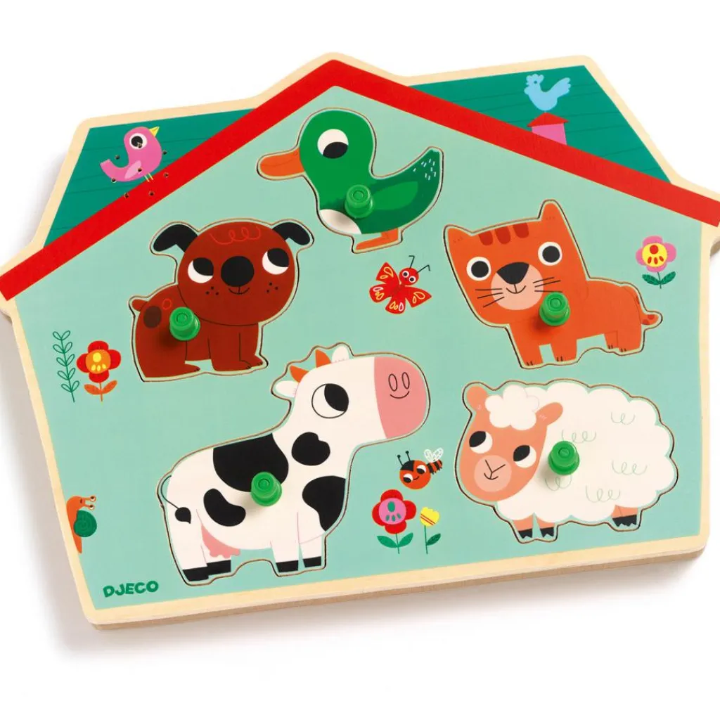 Discount Puzzle sonore Ouaf Woof (5 pièces) Puzzle