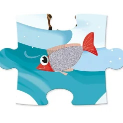 Discount Puzzle tactile La vie sur la banquise (20 pièces) Puzzle