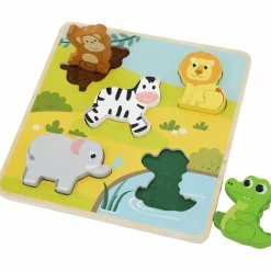Discount Puzzle tactile Savane (5 pièces) Puzzle