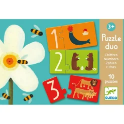 Clearance Puzzles Duo de chiffres (20 pièces) Apprentissage Des Chiffres