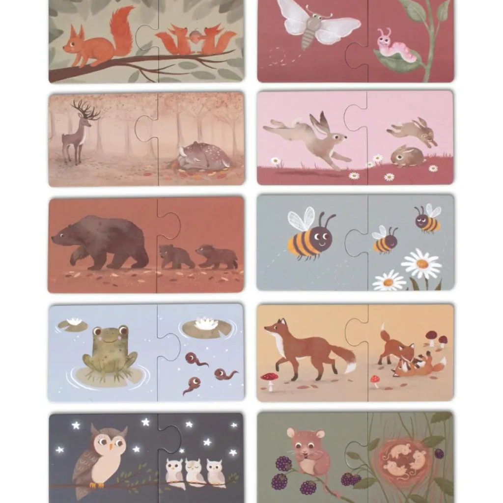 New Puzzles Maman et ses bébés Animaux nordiques Puzzle