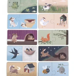 Online Puzzles Retrouve ma maison Animaux de la ferme Puzzle