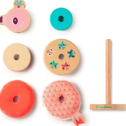 Discount Pyramide à empiler Anaïs le flamant rose Jouet À Empiler