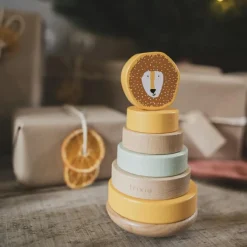 Sale Pyramide à empiler en bois Mr. Lion Jouet À Empiler